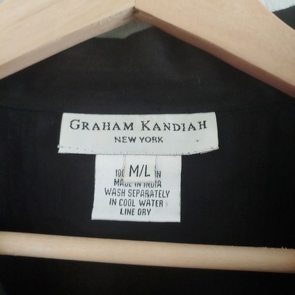 Graham Kandiah button up sleep shirt 100 %… - Picture 4 of 5